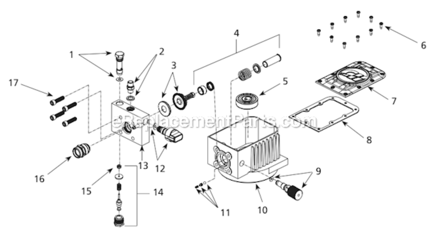 Page A Diagram and Parts List for PS250B  Campbell Hausfeld Paint Sprayer